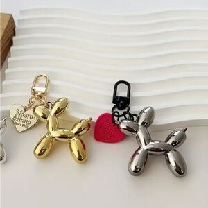 1pc Cartoon Cute Balloon Puppy Dog ​​Keychain